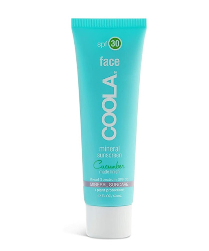 COOLA Mineral Face Sunscreen Cucumber Matte Finish, SPF30